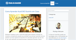 Desktop Screenshot of clubedoautocad.com