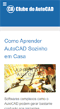 Mobile Screenshot of clubedoautocad.com